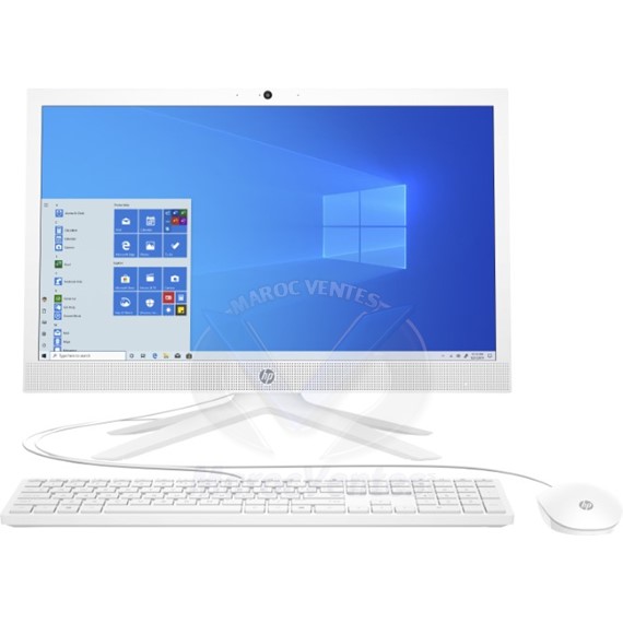 Ordinateur Tout-en-un HP 21-b0002nk i3-1005G1 4GB 1TB 20.7p W10H White 1Yr W 2R0B3EA